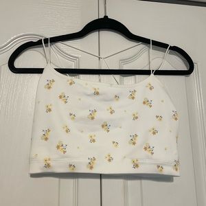 Gilly Hicks, never worn, flower crop top